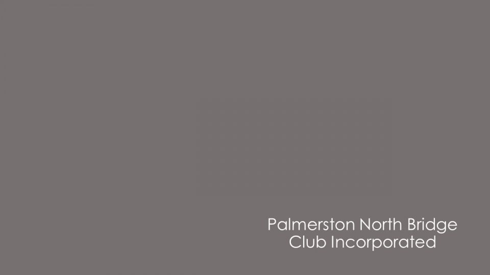 Palmerston North Bridge Club Incorporated